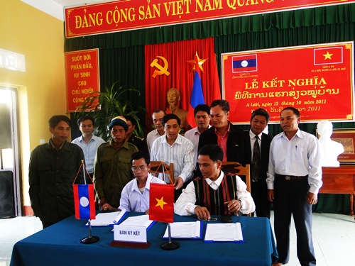 ປະສິດທິຜົນຈາກຮູບແບບແຮກສ່ຽວປະຊາຊົນ ບ້ານ - ບ້ານ ຫວຽດນາມ - ລາວ